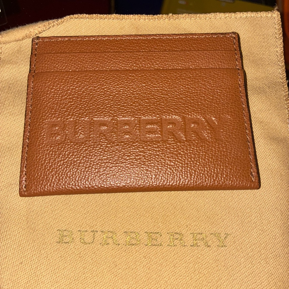 Burberry Tan card holder